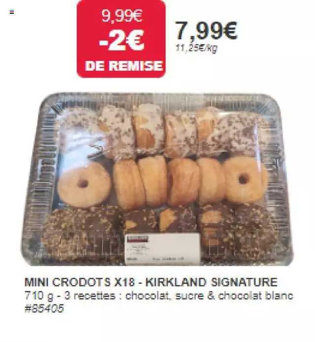 mini crodots x18 - kirkland signature