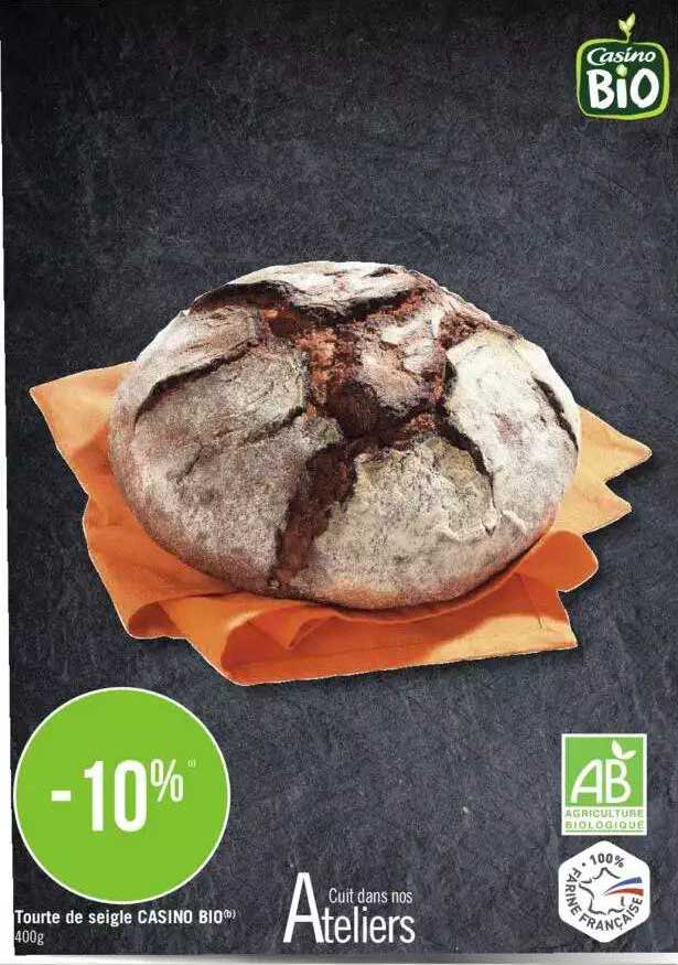 Tourte De Seigle Casino Bio