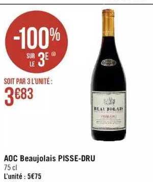 aoc beaujolais pisse-dru