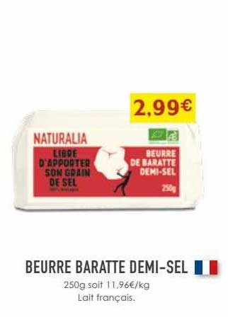 beurre baratte demi-sel