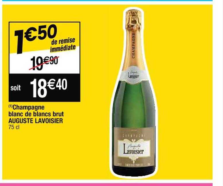 champagne blanc de blancs brut auguste lavoisier