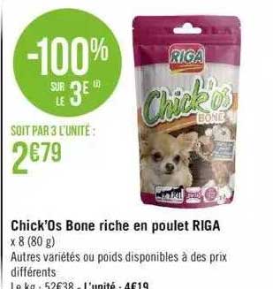 chick'os bone riche en poulet riga