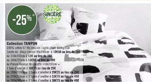 collection tampon sincère