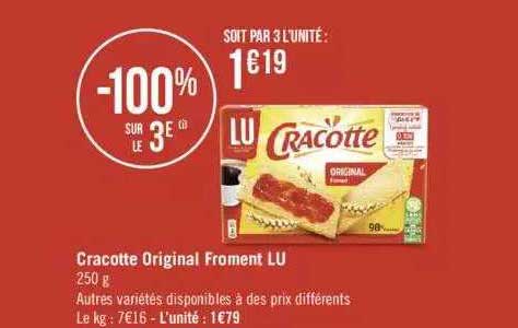 Cracotte Original Froment Lu