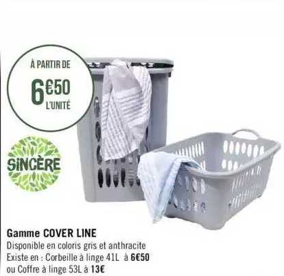 gamme cover line sincère