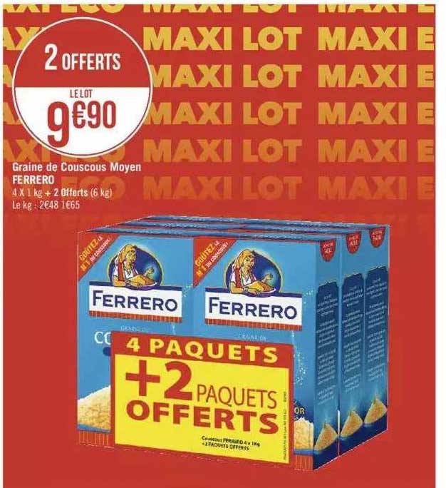 graine de couscous moyen ferrero