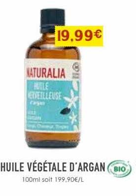 huile végétale d'argan