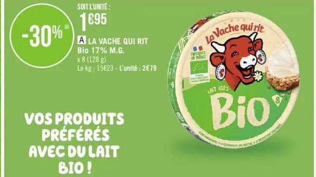 la vache qui rit bio 17% m.g.