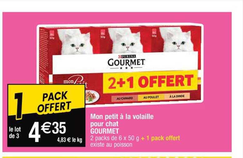 mon petit à la volaille pour chat gourmet