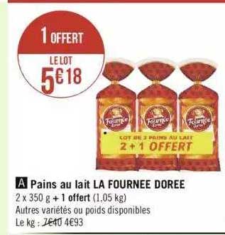 pains au lait la fournée dorée