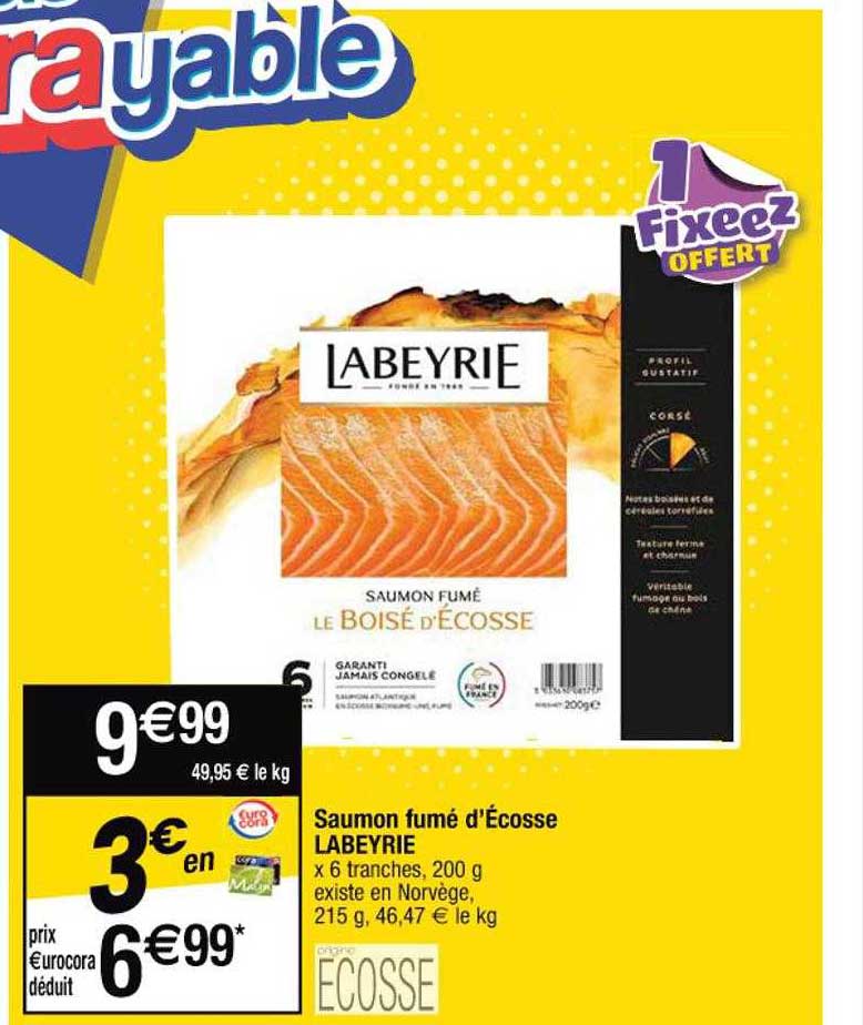 saumon fumé d'écosse labeyrie