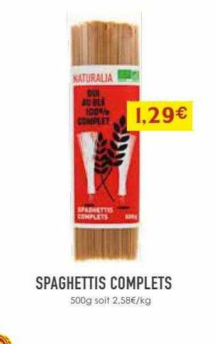 spaghettis complets