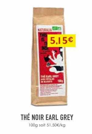 thé noir earl grey