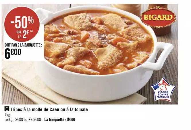 Tripes à La Mode De Caen Ou à La Tomate