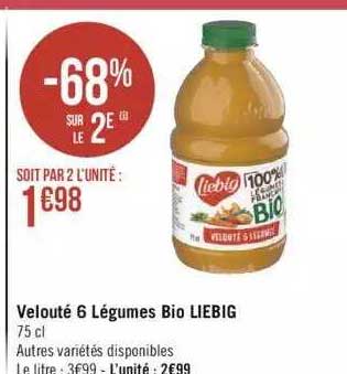 Velouté 6 Légumes Bio Liebig