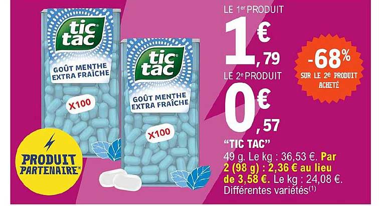 "tic tac"