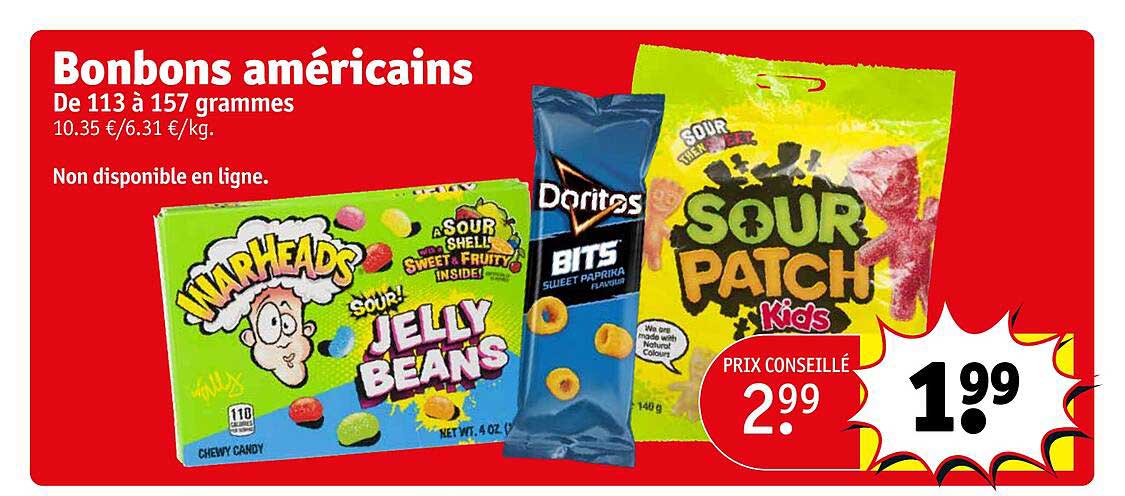 bonbons américains
