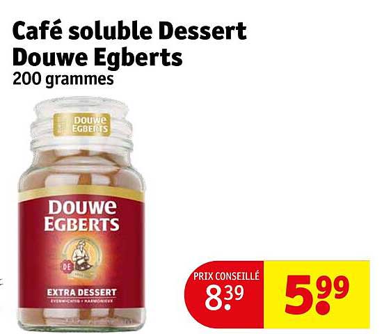 Café Soluble Dessert Douwe Egberts