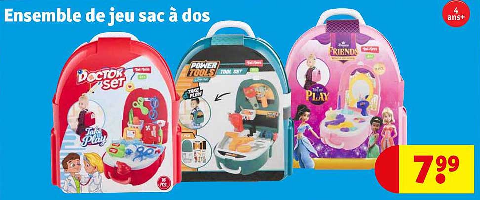 Ensemble De Jeu Sac à Dos