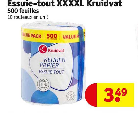 essuie-tout xxxxl kruidvat