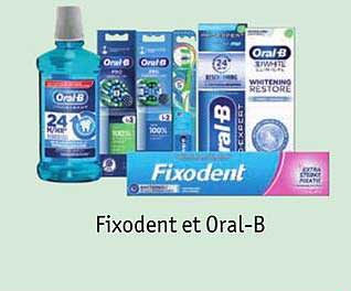 fixodent et oral-b