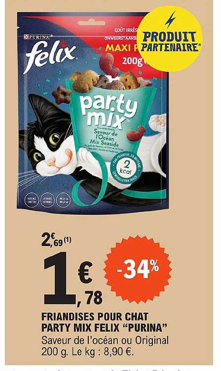 Friandises Pour Chat Party Mix Felix "purina"