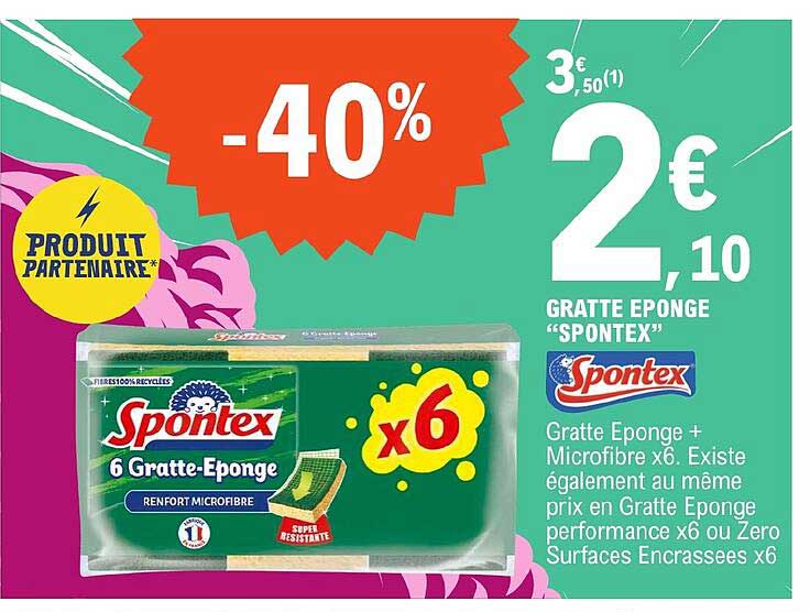 gratte éponge "spontex"