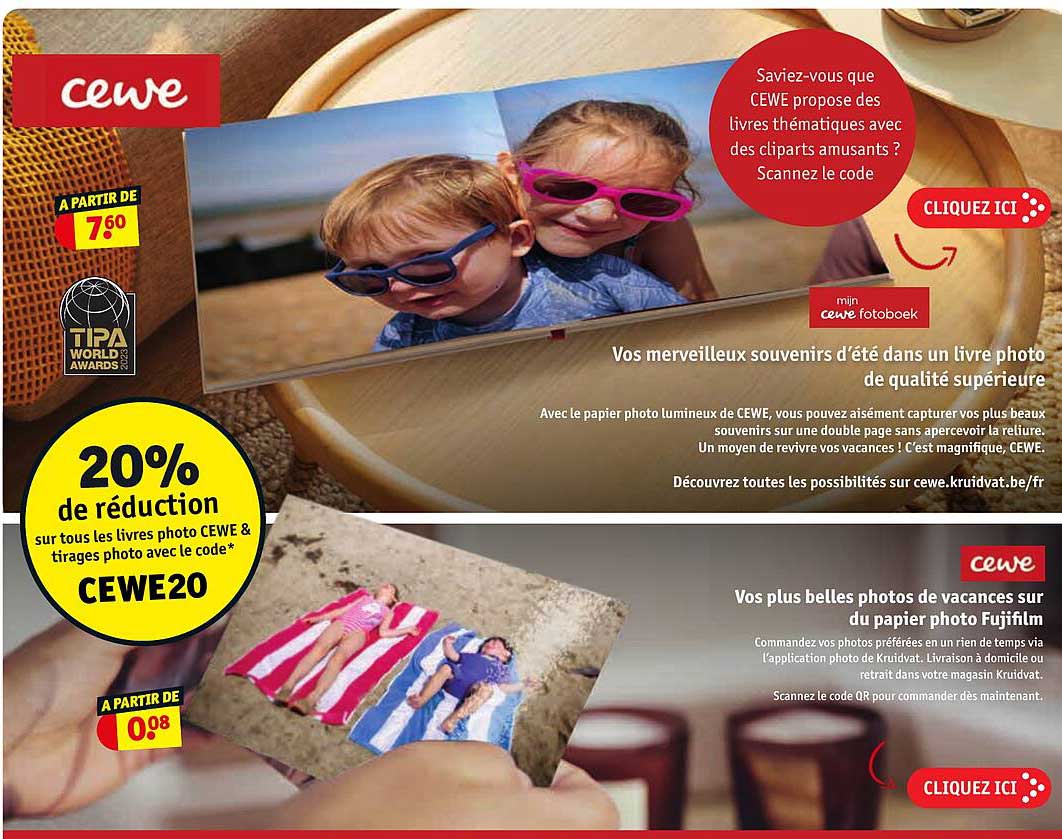 Livres Photo Cewe & Tirages Photo Avec Le Code Cewe20