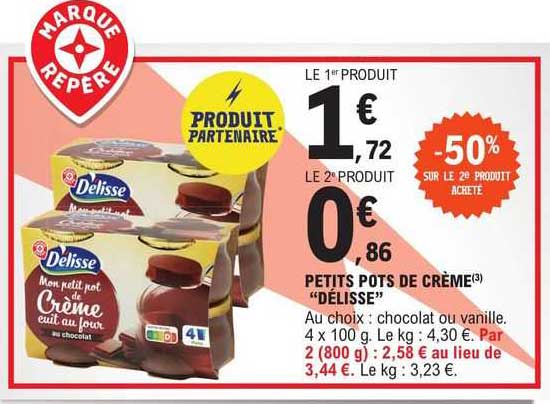 petits pots de crème "délisse"
