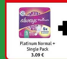 platinum normal + single pack