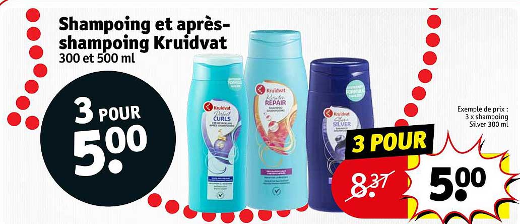 shampoing et après-shampoing kruidvat