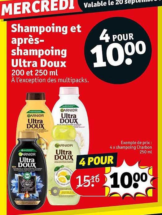 shampoing et après-shampoing ultra doux