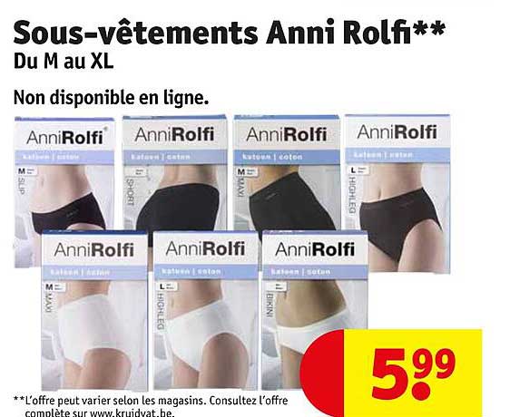 sous-vêtements anni rolfi