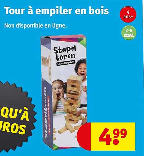 Tour à Empiler En Bois