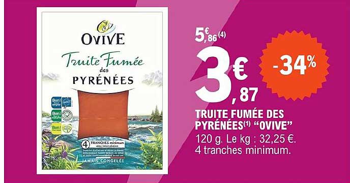 Truite Fumée Des Pyrénées "ovive"