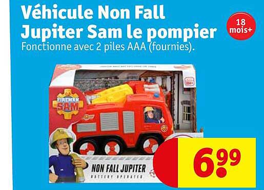 véhicule non fall jupiter sam le pompier