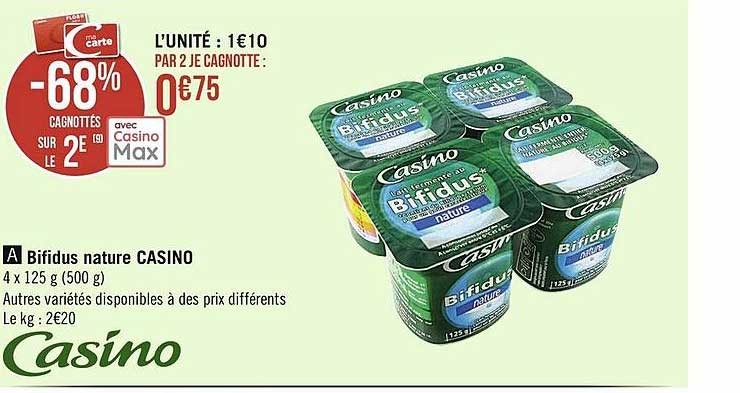 Bifidus Nature Casino