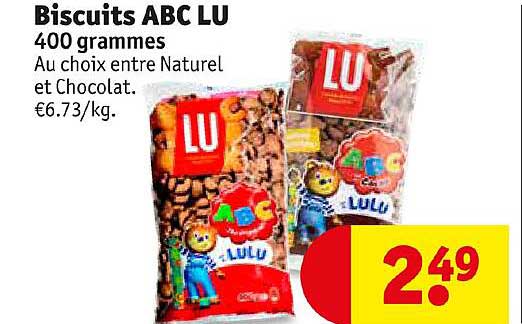 Biscuits Abc Lu