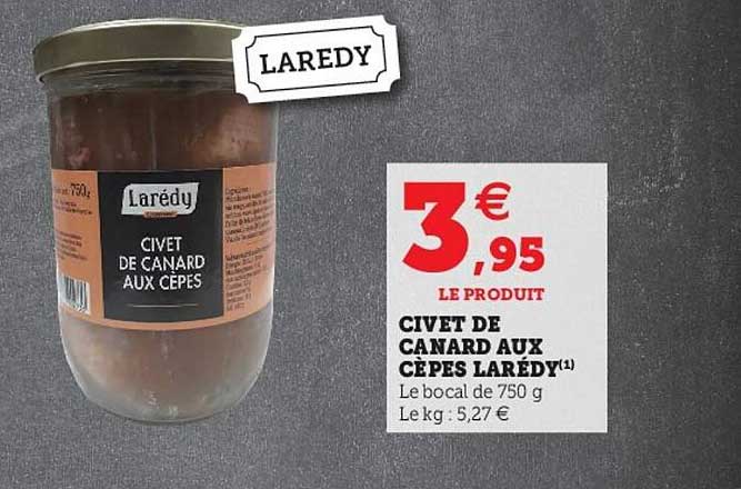 Civet De Canard Aux Cèpes Larédy