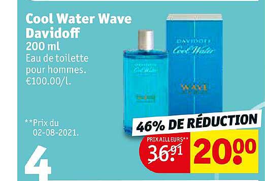 Cool Water Wave Davidoff 46% De Réduction