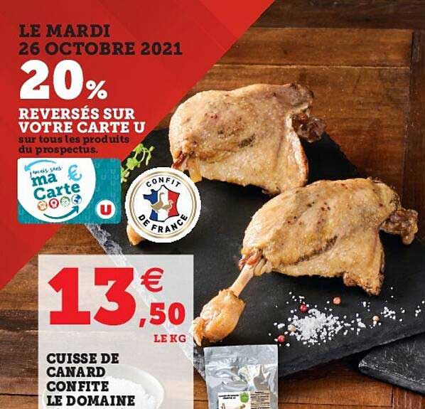 cuisse de canard confite le domaine