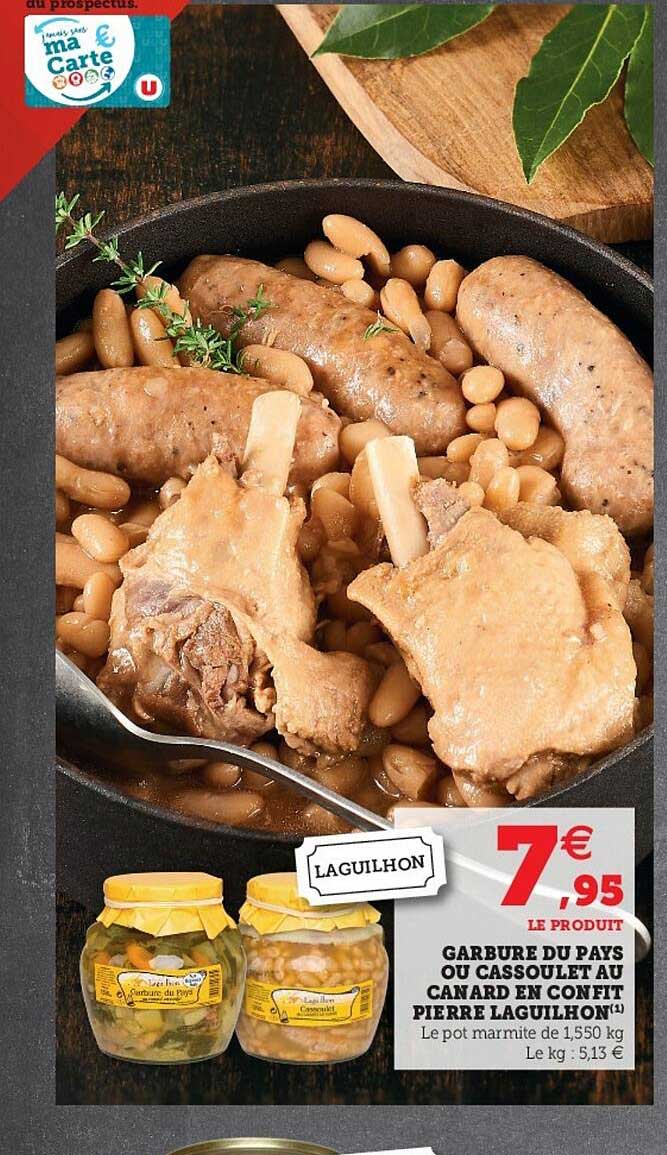 garbure du pays ou cassoulet au canard en confit pierre laguilhon