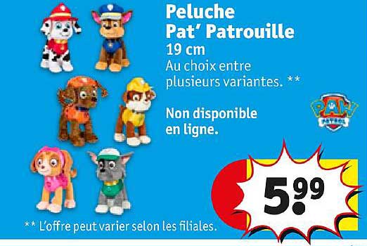 peluche pat' patrouille