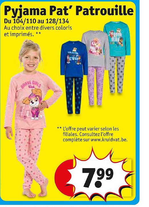 pyjama pat' patrouille