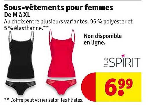 sous-vêtements pour femmes