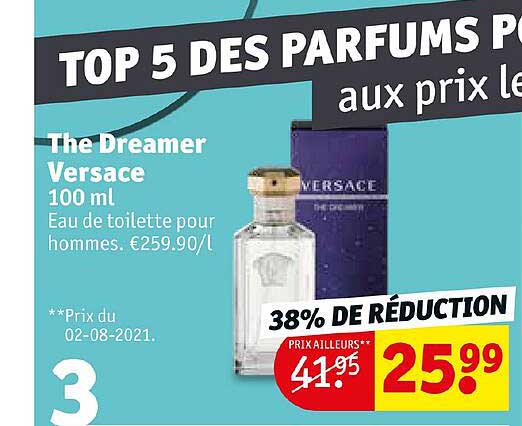 the dreamer versace 38% de réduction