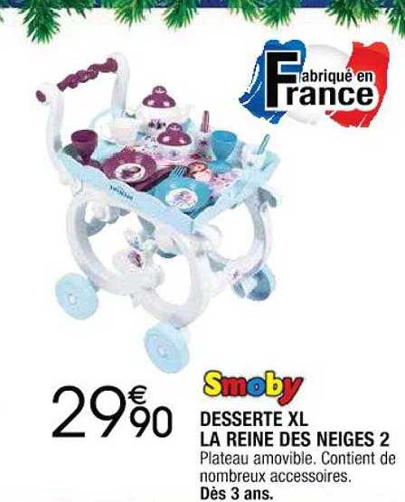 desserte xl la reine des neiges 2 smoby