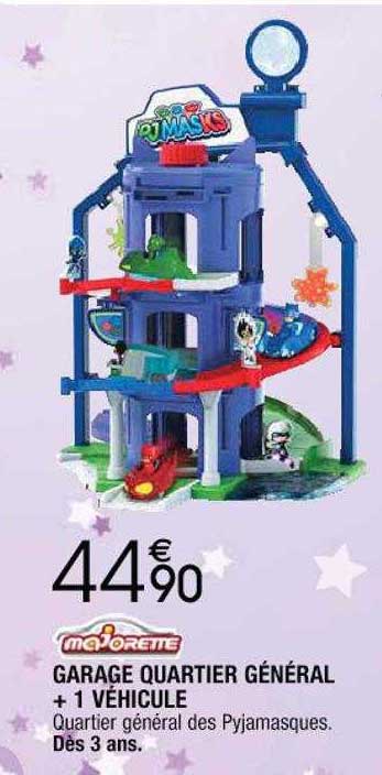 garage quartier général + 1 véhicule majorette