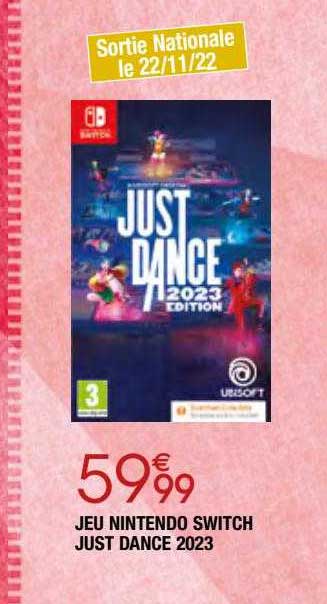 jeu nintendo switch just dance 2023