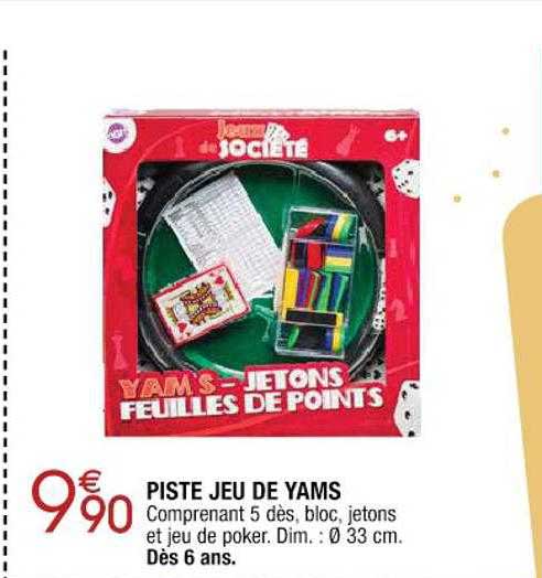 piste jeu de yams